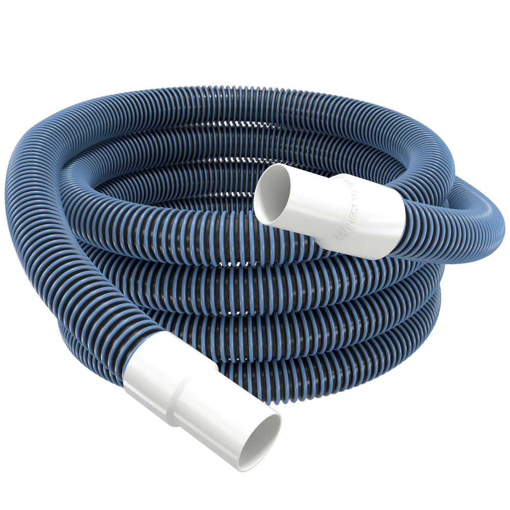 GUEQUITLEX Pool Vacuum Hose 18 ft front view with swivel cuff