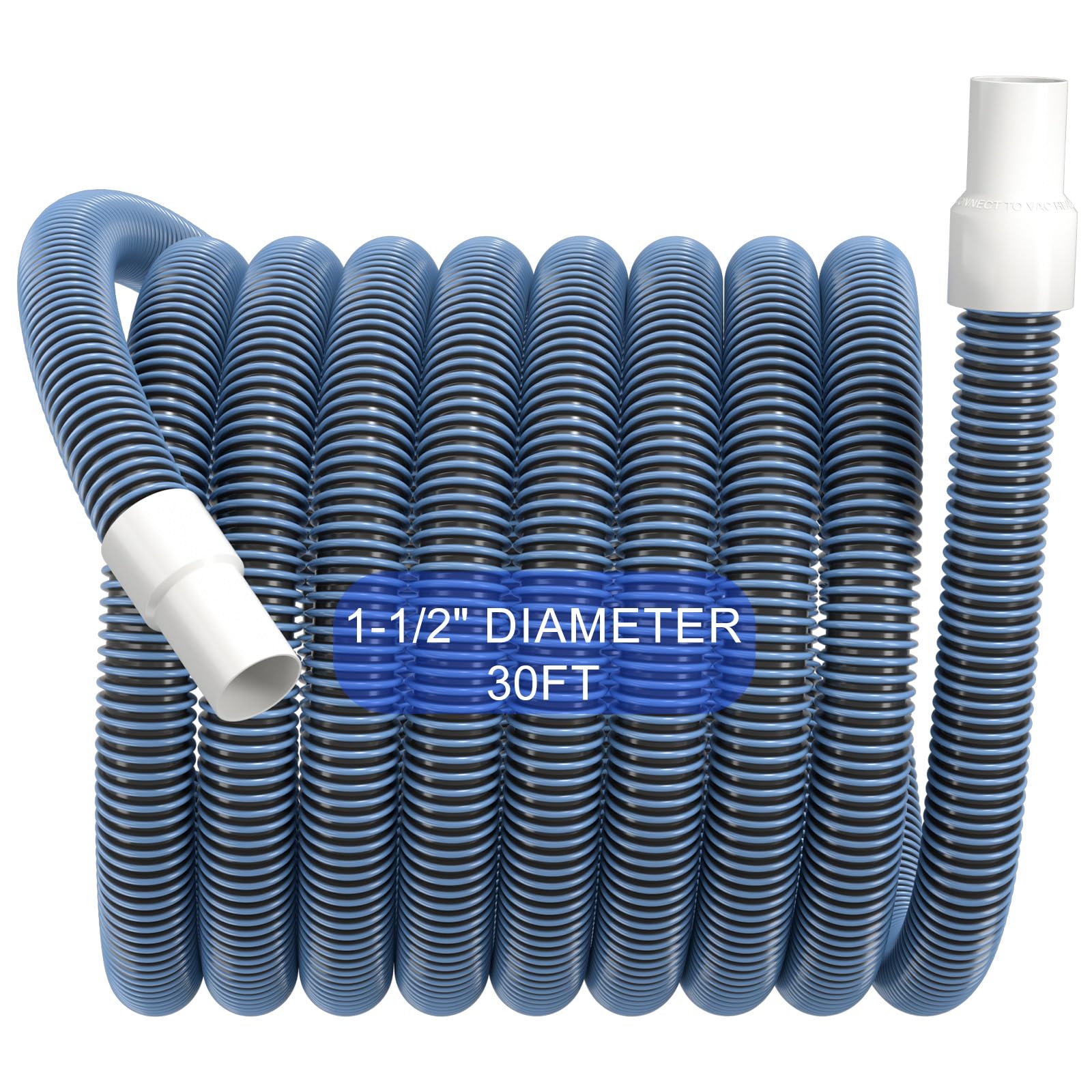 GUEQUITLEX Pool Vacuum Hose 30FT alongside pool cleaning tools