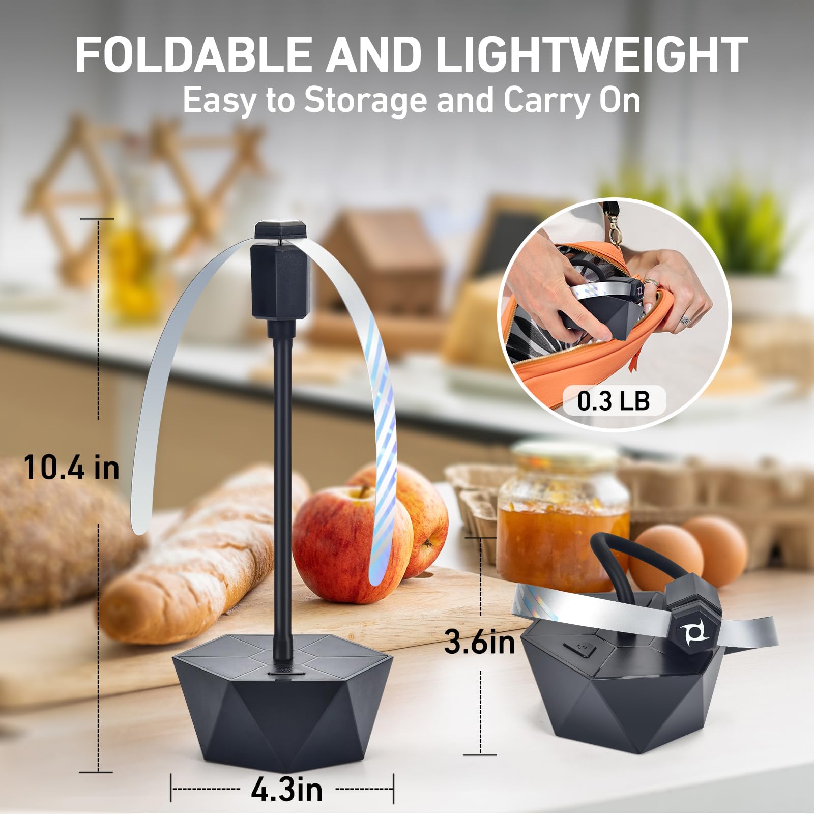 GUIDOT Fly Fan folded for easy storage