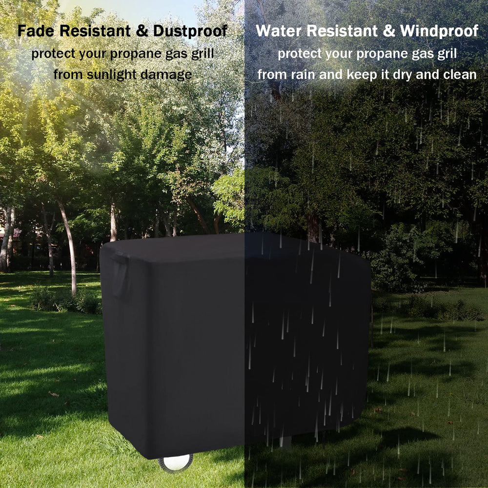 Guisong Grill Cover side view showing waterproof material