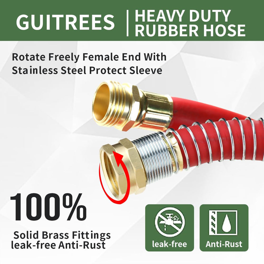 Guitrees garden hose in a garden setting