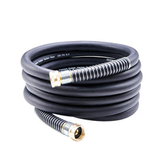 Guitrees Heavy Duty Garden Hose 15ft black model front view