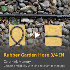 Guitrees Heavy Duty Hose in use watering a garden