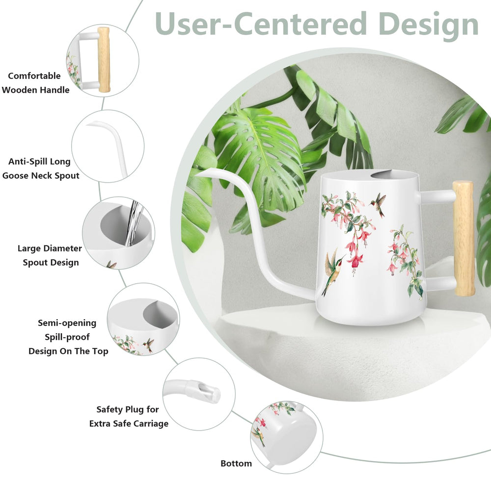 GUKJOB watering can in white colour with modern design