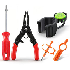 Gulfmew 5 Pcs Sprinkler Head Tool Set in orange