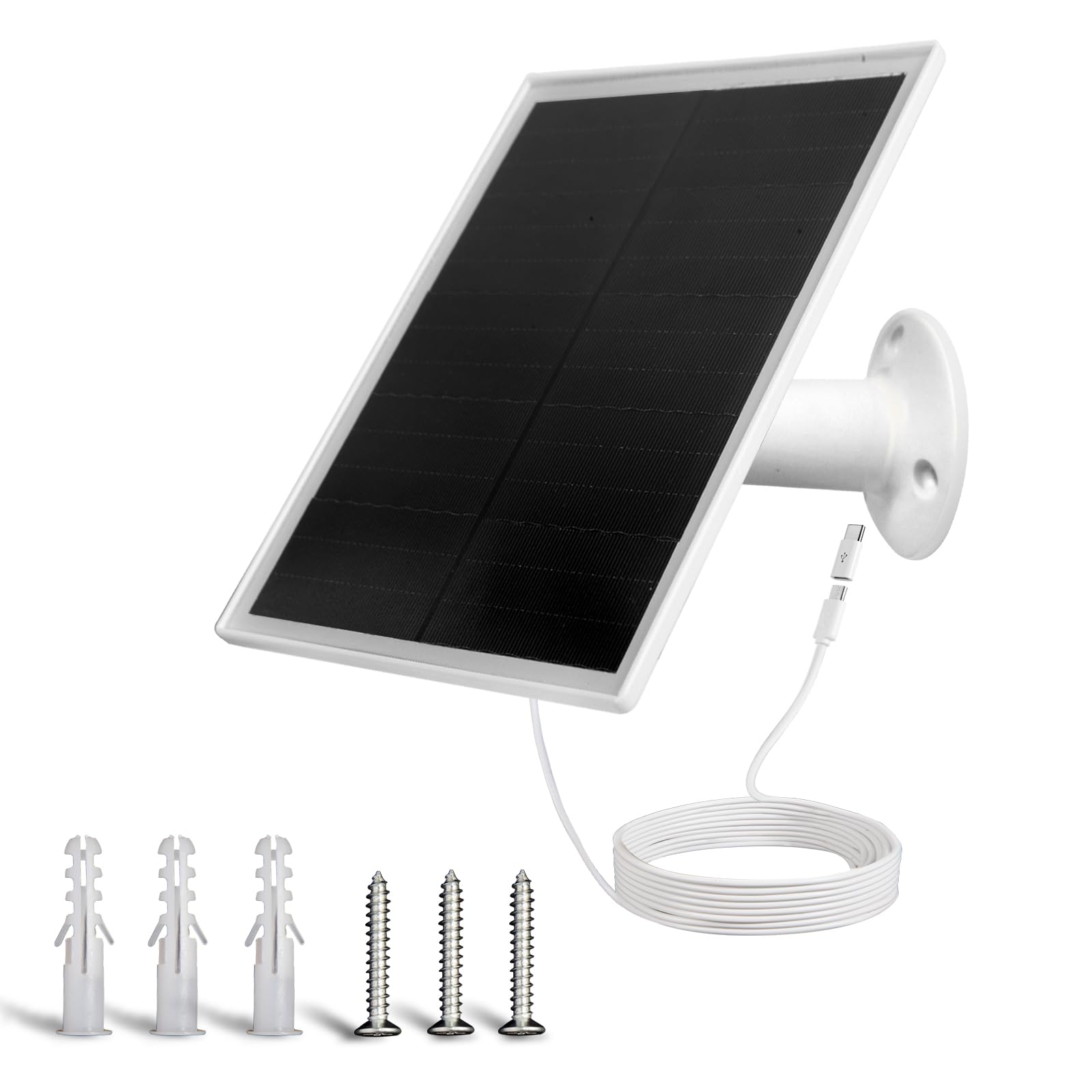 gulisot 6W solar panel charger front view