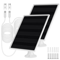 gulisot 6W solar panel charger front view