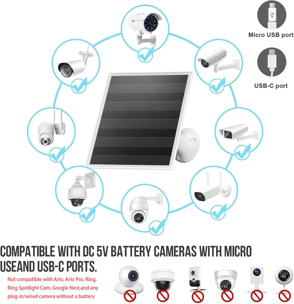 gulisot 6W solar panel charger with adjustable bracket