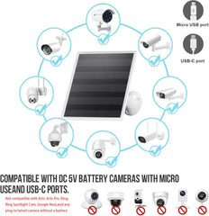 gulisot 6W solar panel charger with adjustable bracket