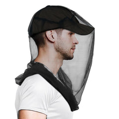 gumkeg Mosquito Head Net in black with carrying bag