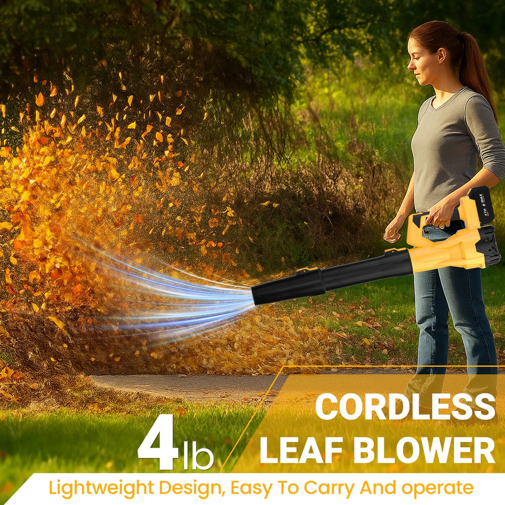 GUPOQIGU leaf blower lightweight design in use