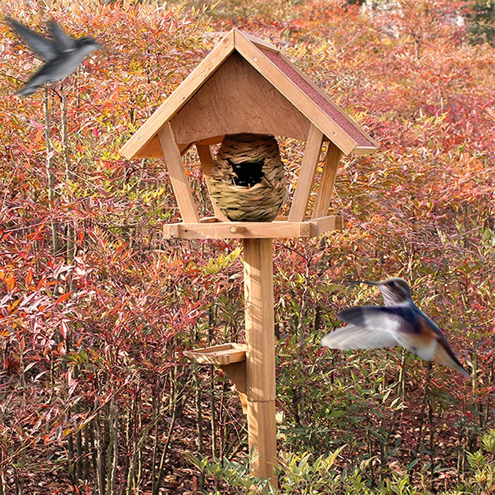 Gute Hummingbird House side view, water drop shape