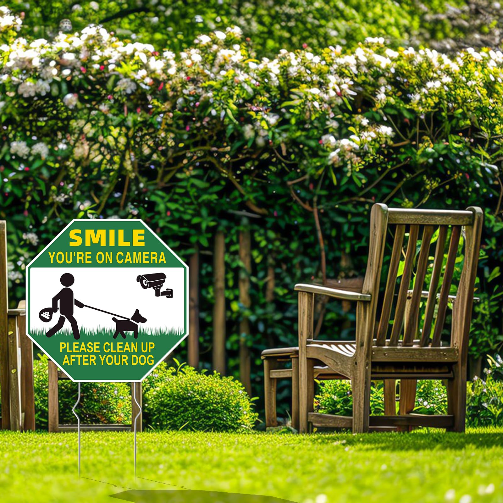 GXGGUS Clean Up After Your Dog Sign packaging view