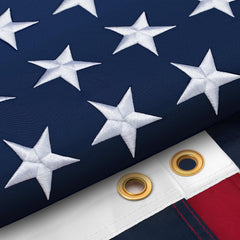 GYaozii 5x8FT American Flag front view with vibrant colours