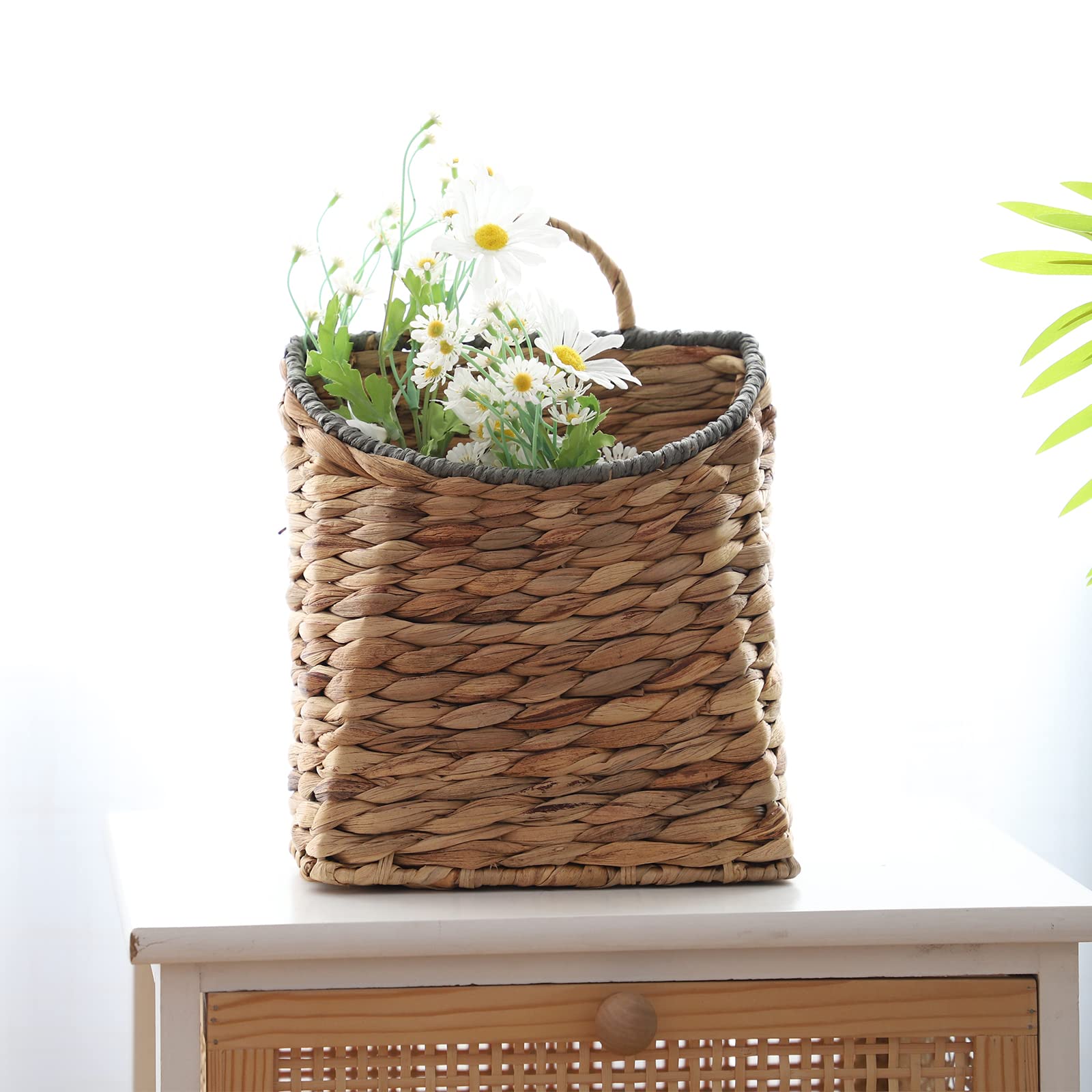 GYASVWU Woven Hanging Basket packaging detail