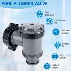 GYPNS Plunger Valve with washers included in packaging
