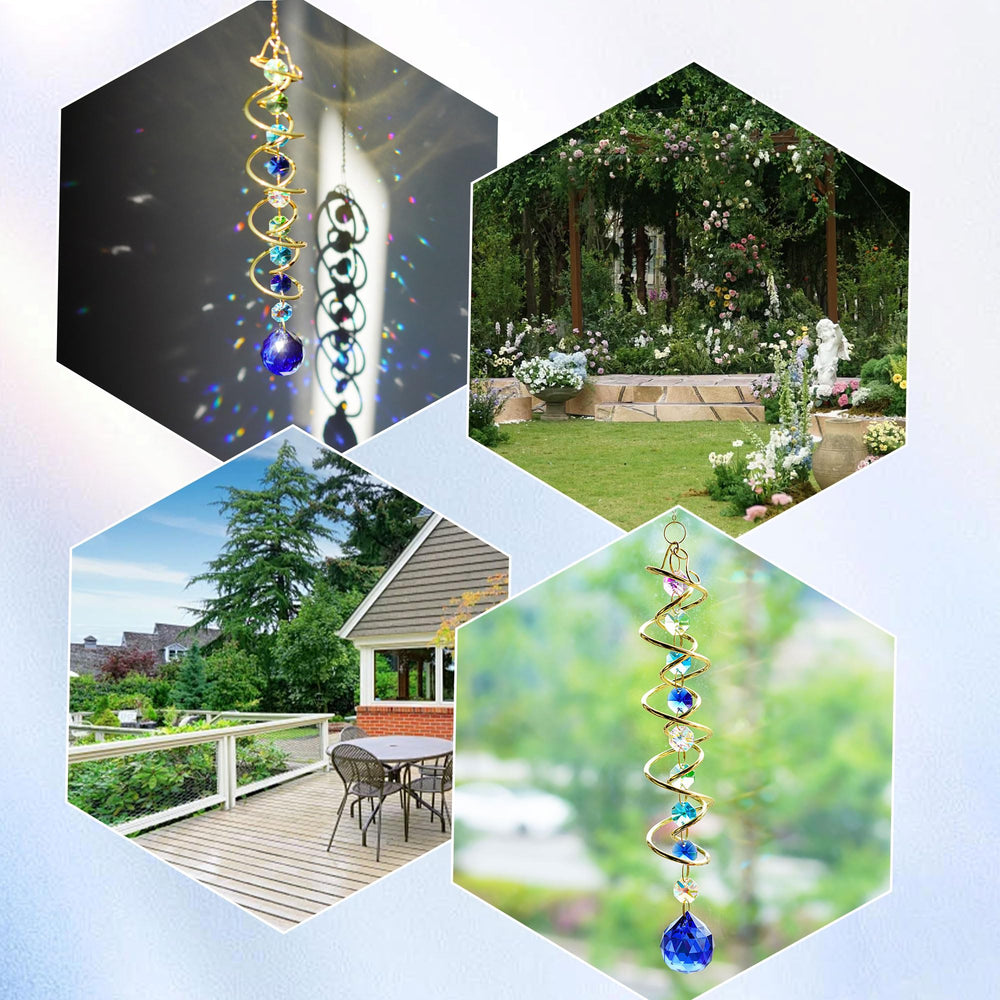 H&D Suncatcher displayed indoors on a window