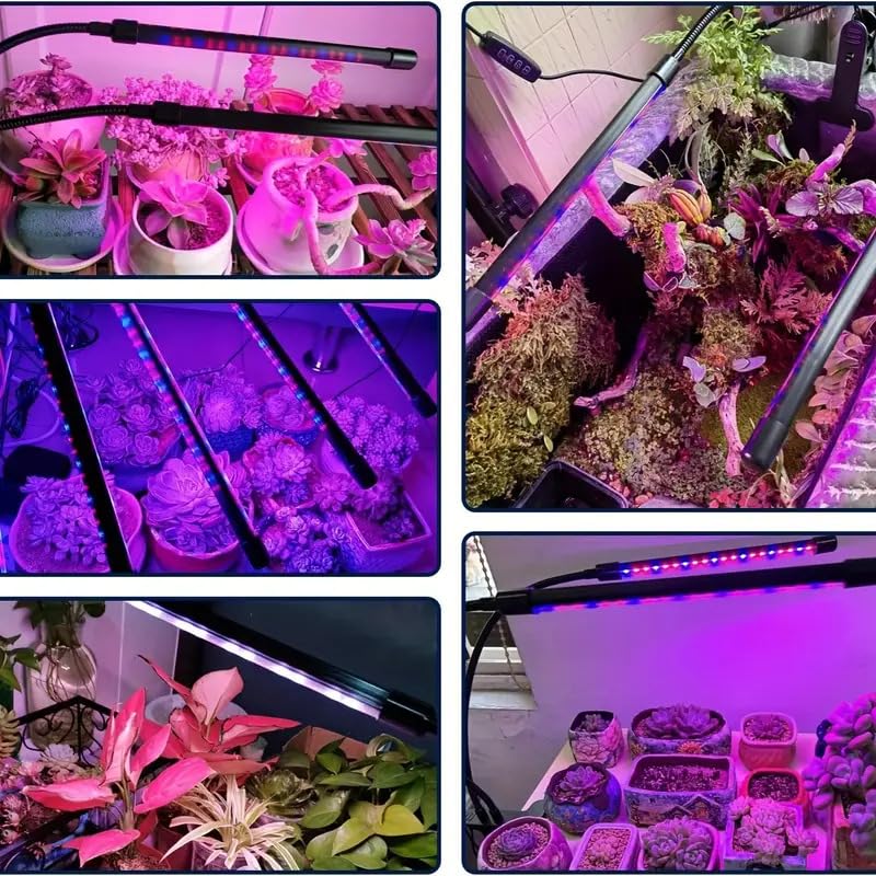 H HNMA HN 2 Head Grow Light with full spectrum light coverage