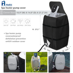 Hadisi insulated pump cover with zipper for easy access