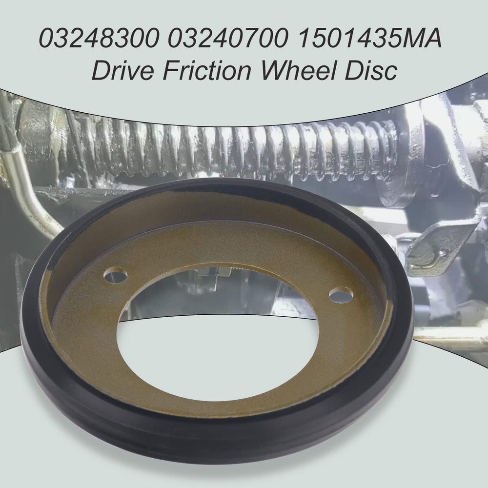 Haiouus Drive/Friction Wheel Disc installed on a snow blower