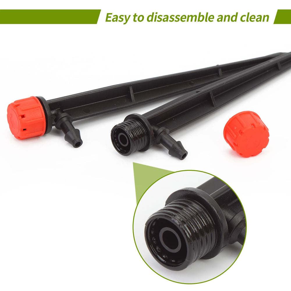 Hakioi drip emitters displayed with packaging