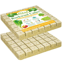 Halatool 1.5-inch rockwool cubes front view