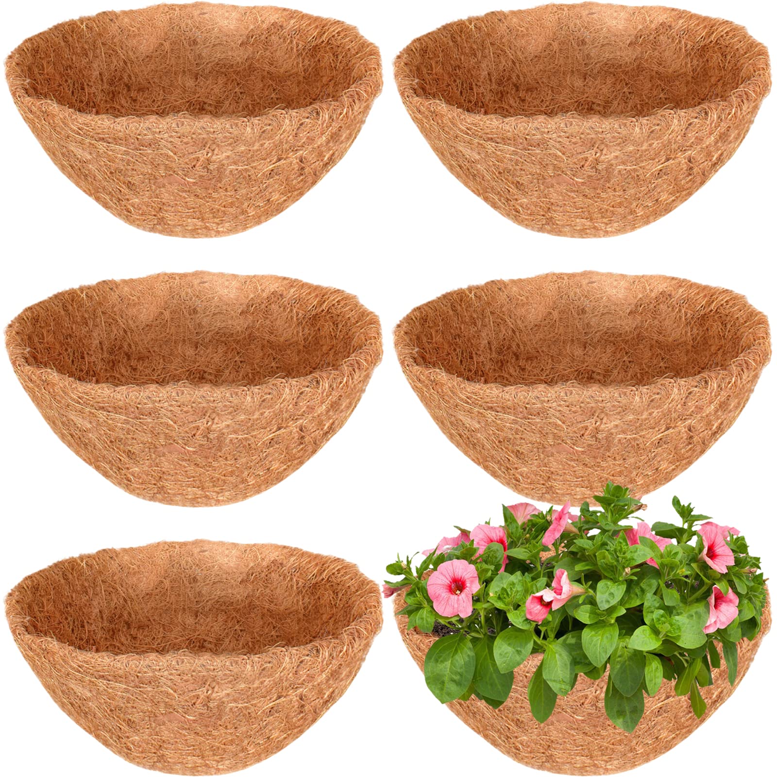 Halatool 14-inch coconut liner front view