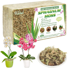 Halatool 2.2 lb Sphagnum Moss brick front view