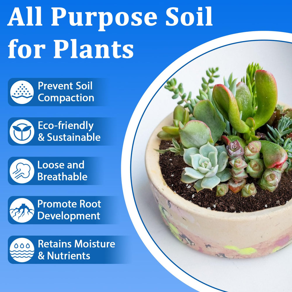 Halatool 3QT potting soil used in indoor plant pot