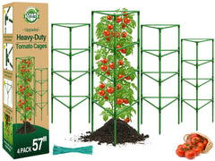 Halatool 57 inch tall tomato cage front view