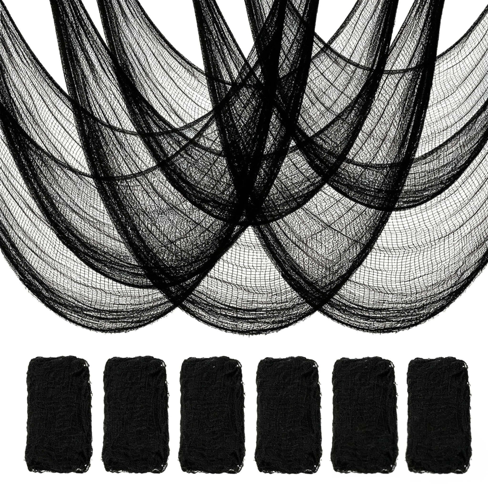 Halatool Creepy Cloth 30 x 72 inches black fabric front view