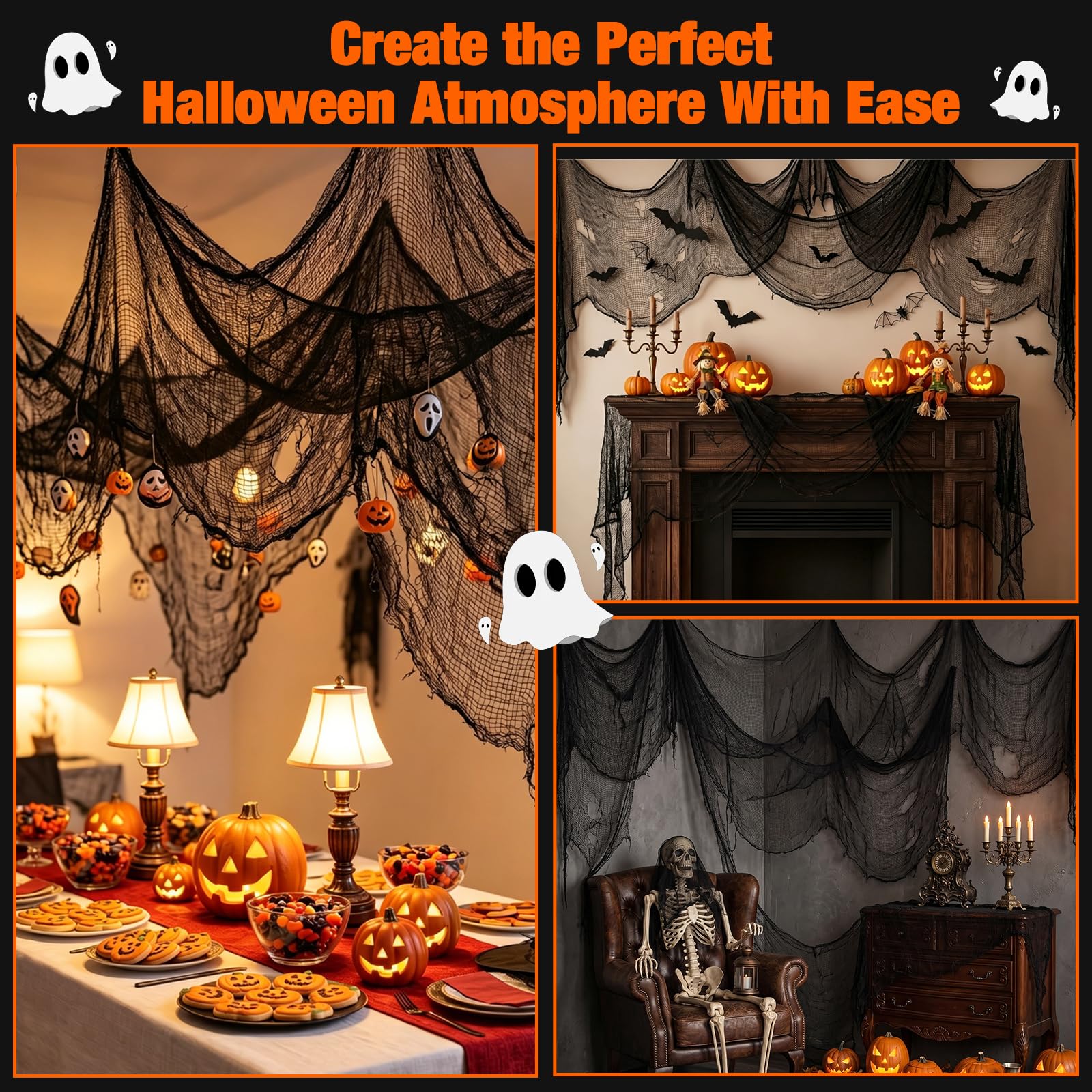Halatool Creepy Cloth decorating indoor ceiling