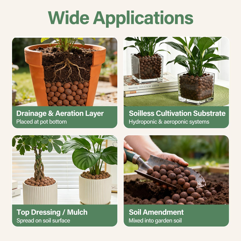 Halatool Leca Clay Pebbles in use for a hydroponic setup