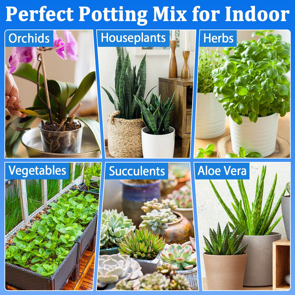 Halatool potting soil mix in outdoor garden setting