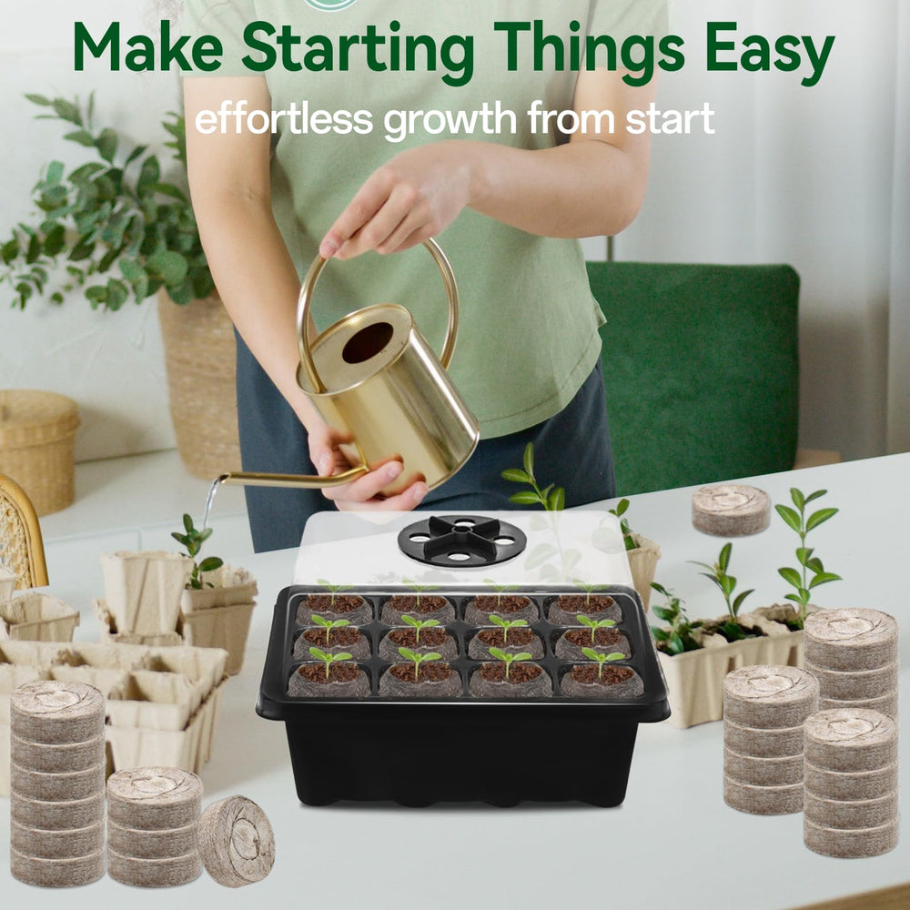 Halatool Seed Starter Trays on a windowsill
