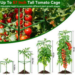 Halatool tomato cage with upgraded connectors