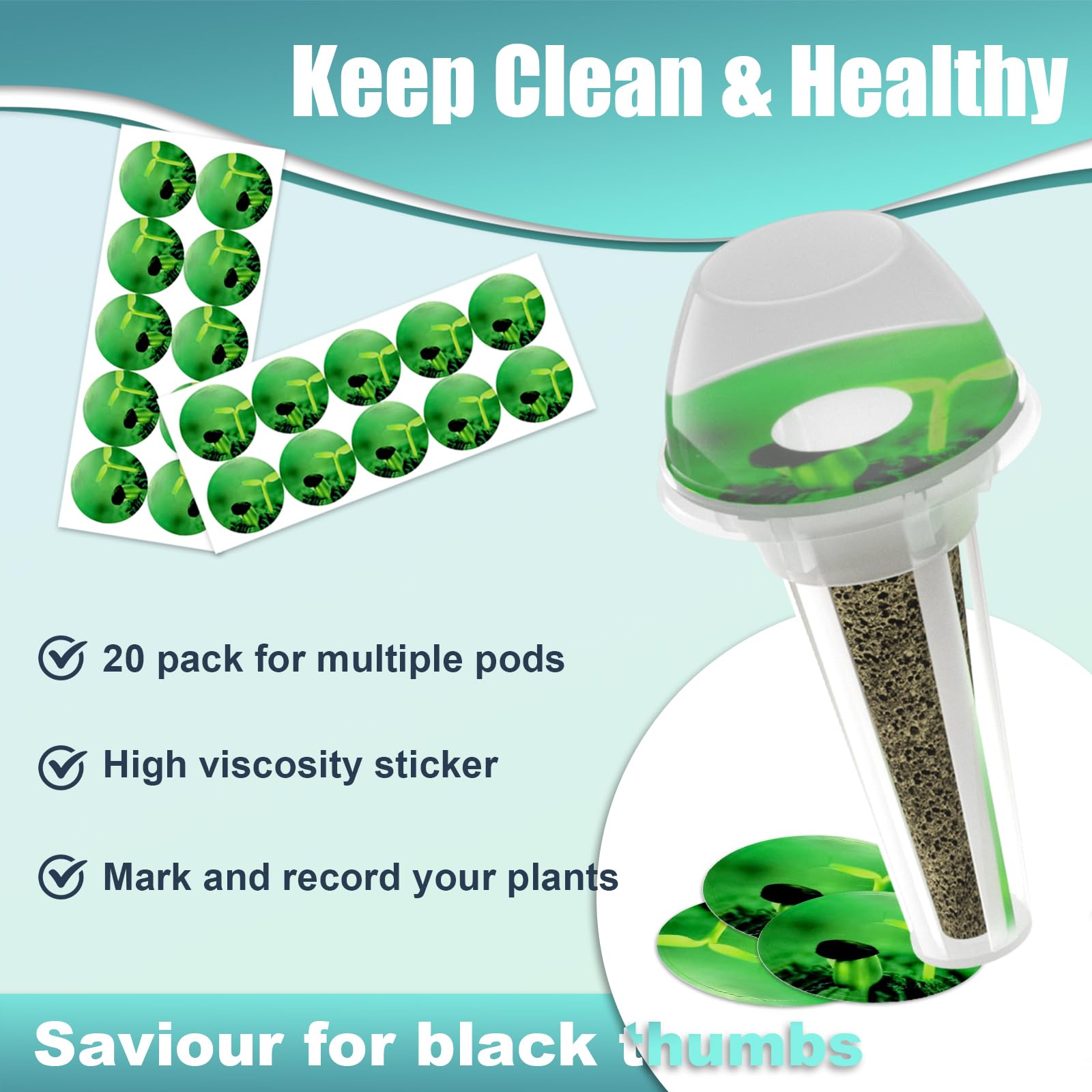 Haligo planting baskets and domes included in the kit