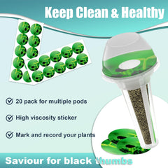 Haligo planting baskets and domes included in the kit