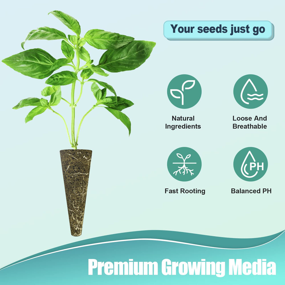 Haligo seed pod kit with labels and tweezer