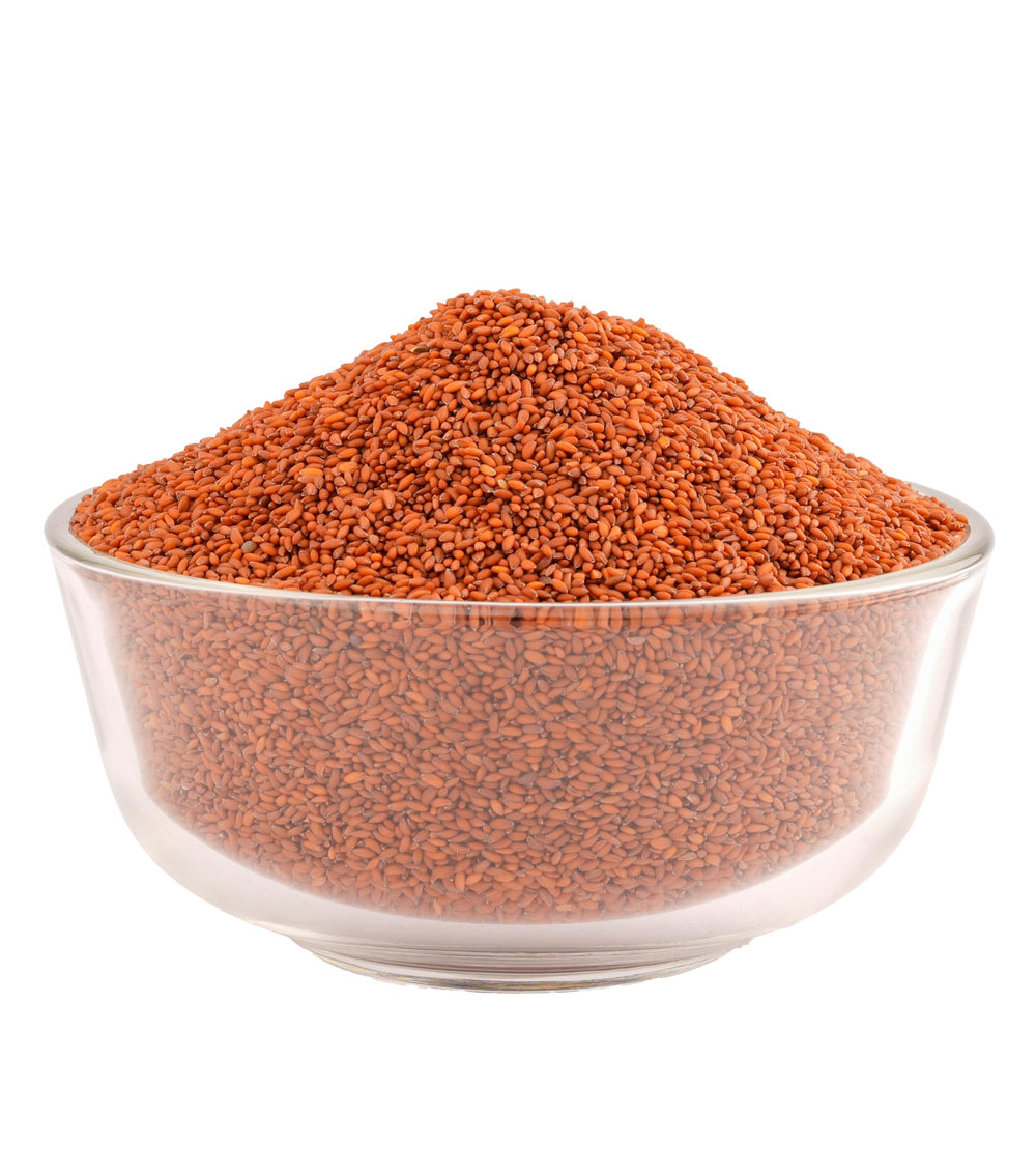 Halim seeds close-up with measuring spoon