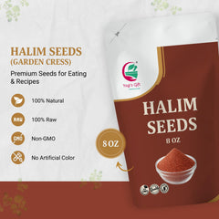 Halim seeds soaked in water for drink preparation