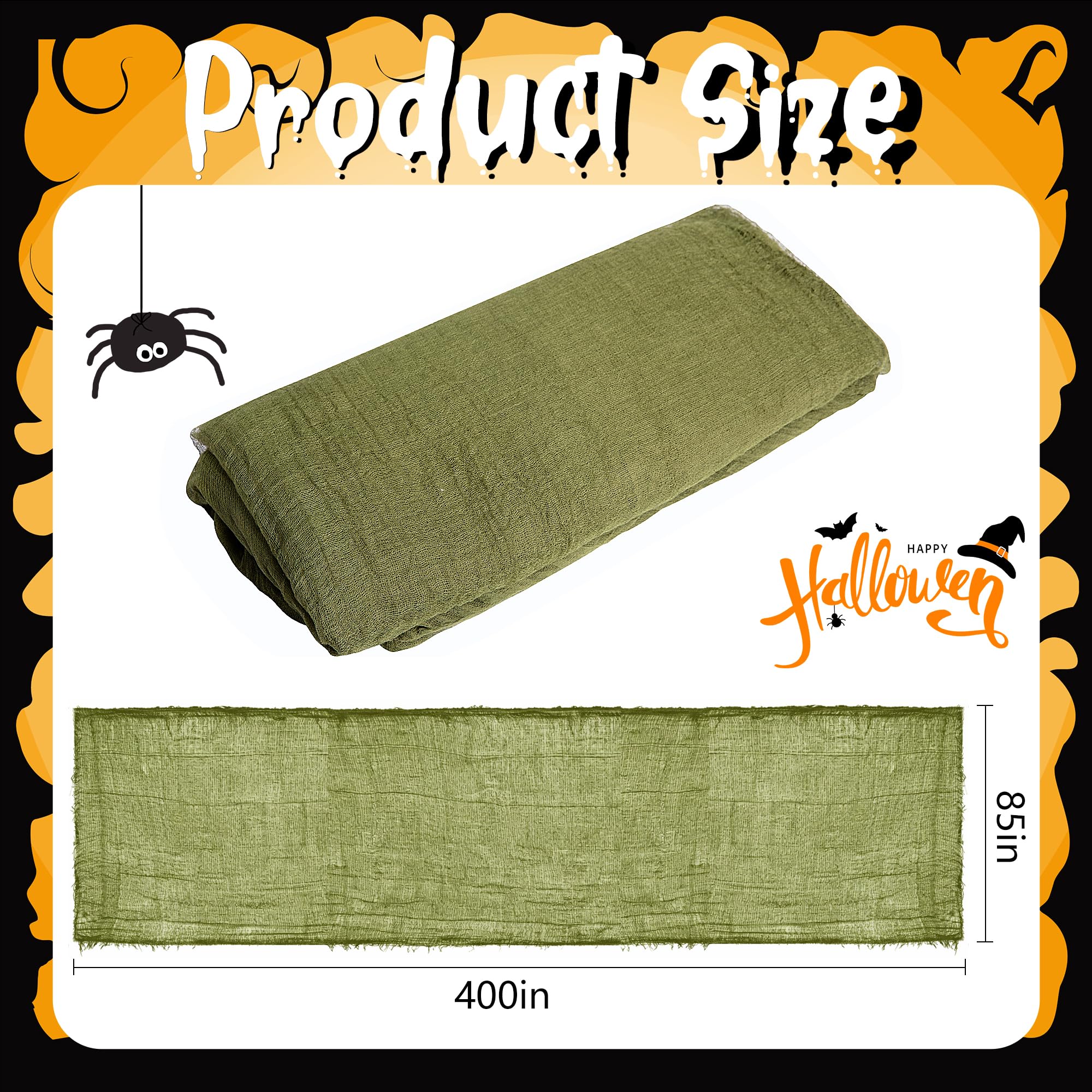 Halloween Creepy Cloth draped over a chair in a spooky setting