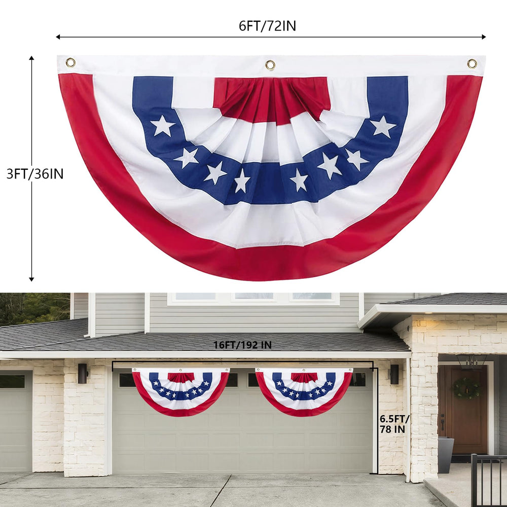 Halovin 3x6 feet flag hanging on porch