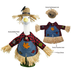 HALSHI Scarecrow Goose Outfit side view showing floppy hat detail