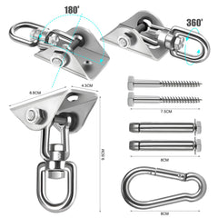 Hammock hanging kit installation set including screws and bolts
