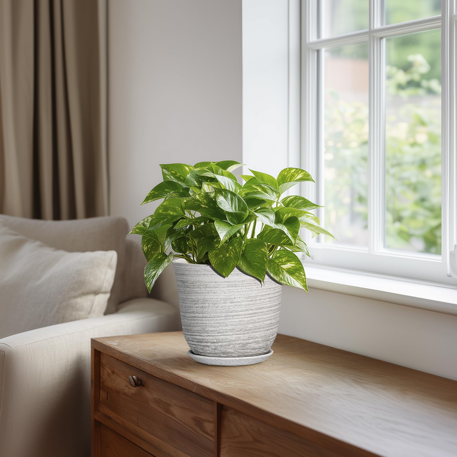 Handcrafted design of SUNPOTFOR Ceramic Plant Pot