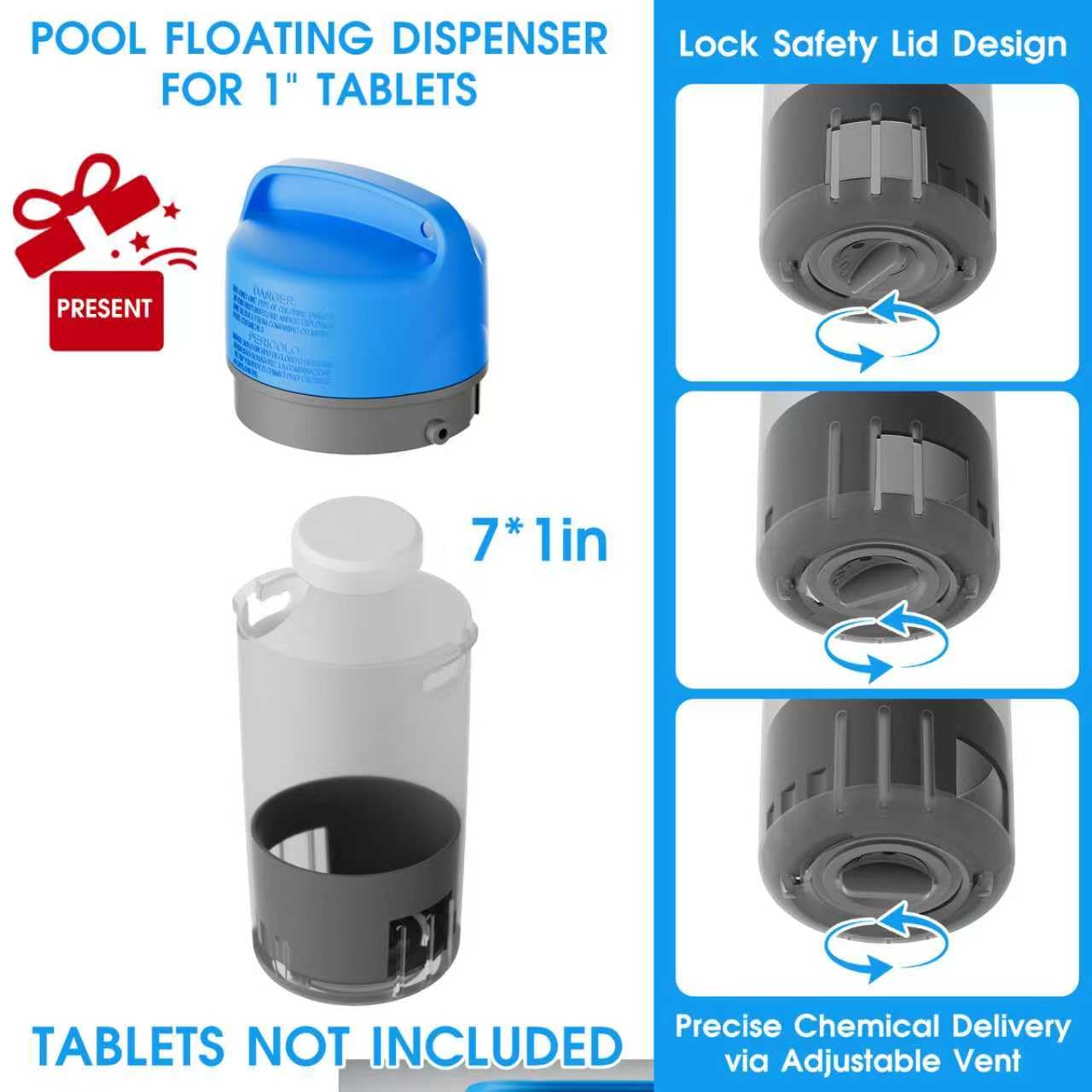 Handheld scrubber brush for cleaning pool water line