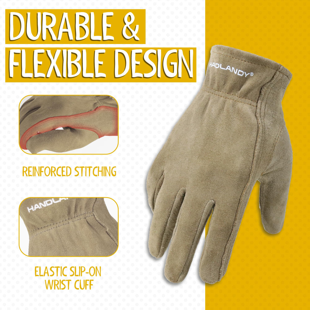 HANDLANDY Kids Gardening Gloves, elastic cuff detail