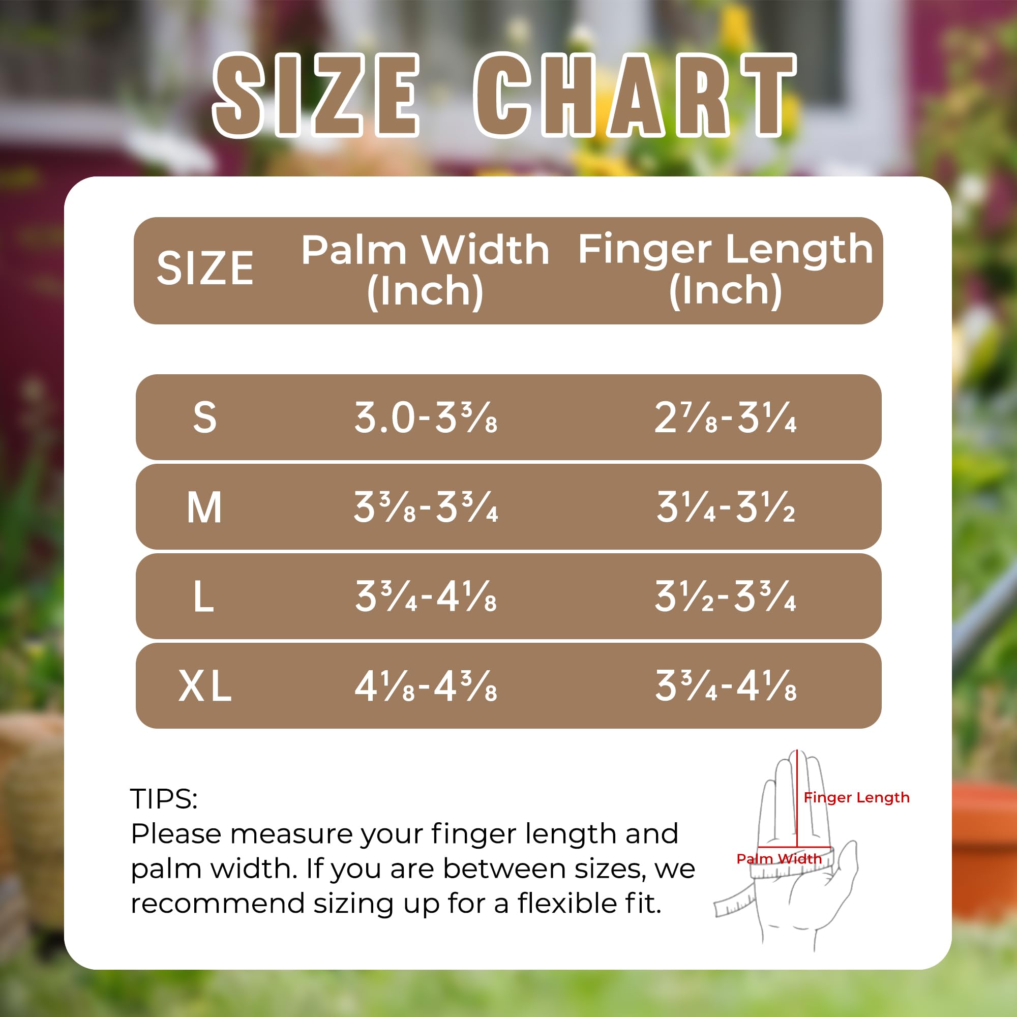Hands wearing HANDLANDY Rose Pruning Gloves handling thorny plants