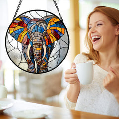 Hanging AMDERVEN Suncatcher on window